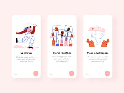 Onboarding app design dailyui log in mobile design onboarding onboarding screens register ui ui design