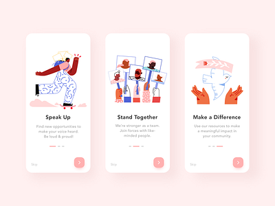 Onboarding app design dailyui log in mobile design onboarding onboarding screens register ui ui design