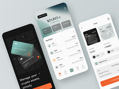 Coinex - Crypto Swap Mobile App android app design application design binance bitcoin blockchain coin crypto crypto currency crypto mobile app crypto wallet cryptocurrency exchange investment ios app design mobile mobileapp trading ui ux wallet