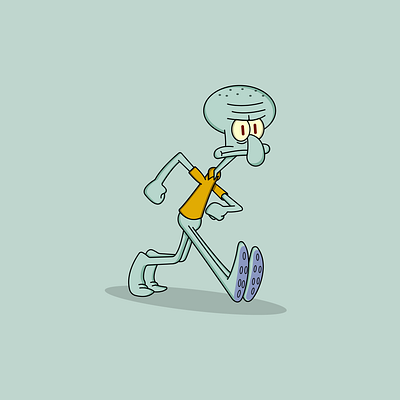 squidward adobeillustator art artwork design design art designer designs flat flat illustration flatdesign graphicdesign illustraion illustration illustration art illustrations illustrator minimal vector vector illustration vectorart