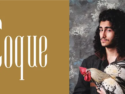 Coque font fashion font font design fonts typeface typogaphy