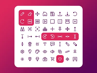 Boxel 3D Icon Kit adobexd game icons iconset