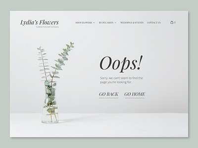 Daily UI (Day 8) - 404 Page 404 page dailyui dailyui 008 website