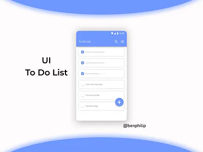 To-do list dailyui design minimal simple todo list ui ui design