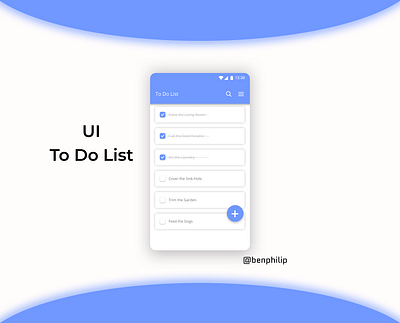 To-do list dailyui design minimal simple todo list ui ui design