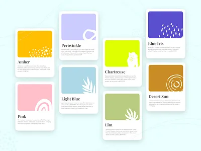 Colour Cards 3d art branding colors creative creative agency design graphic design illustration logo shadow ui uidesign ux design vector