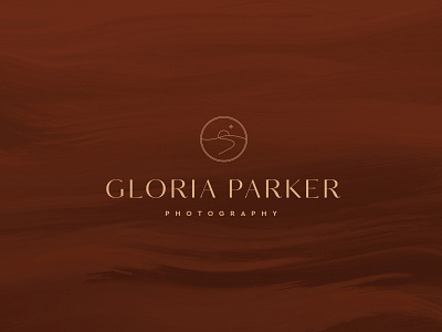 Main Logo for Customisable Pre-Made Brand, Gloria Parker brand identity branding customisable brand customisable logo design logo logo design photographer logo photography logo pre made pre made brand pre made logo premade premade logo visual identity