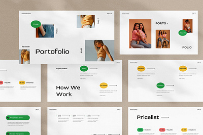 Rotario Presentation branding clean google slides keynote presentation layout design minimal moodboard pitch deck presentation design presentation template template