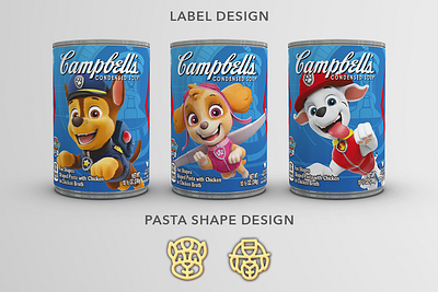 Paw Patrol Label Design design packaging