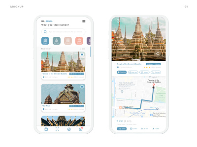 Travel ui Mockup 01 branding dailyui design location location pin travel travel agency travel app ui ux