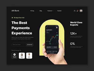 Transfer Payment Hero Section app design icon illustration ui vector
