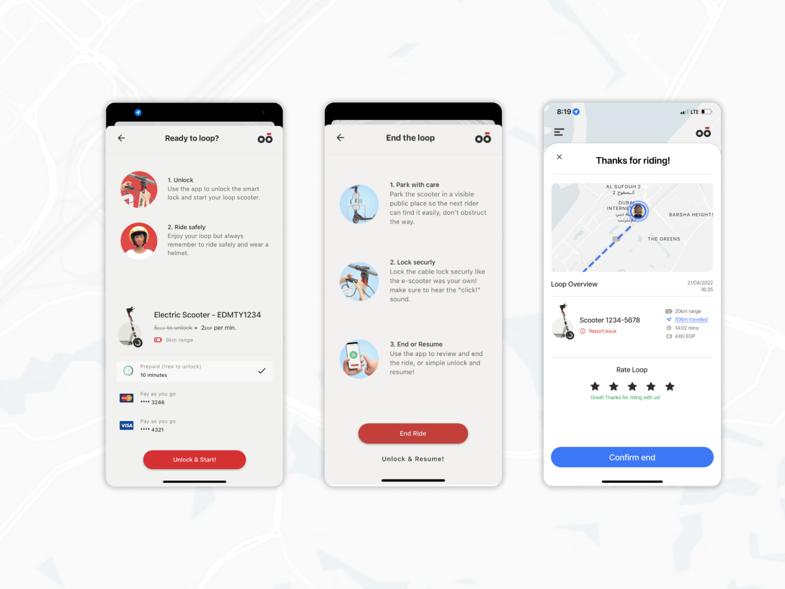 Example of UX/UI & Product Design β Mobile