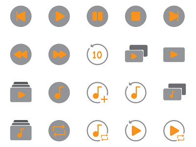 Music Multimedia flat Style design icon icon design icon set ui