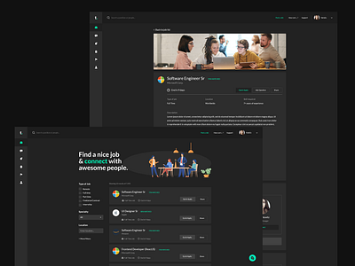 Job Bank Concept business clean design concept design job landing page site ui ux web website