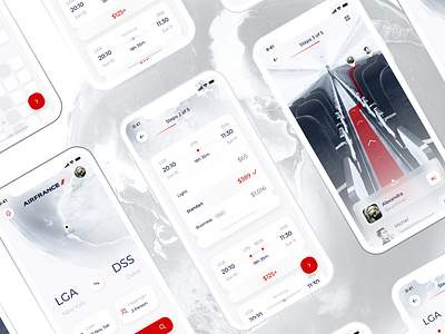 Airfrance. Concept app 3d animation app design flight app ios logo mobile motion graphics plane ui ux