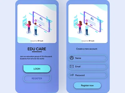 Welcome and Create a new account screens design design challenge figma ios app design mobileapp mobileappdesign ui ux uxdesign uxuidesign