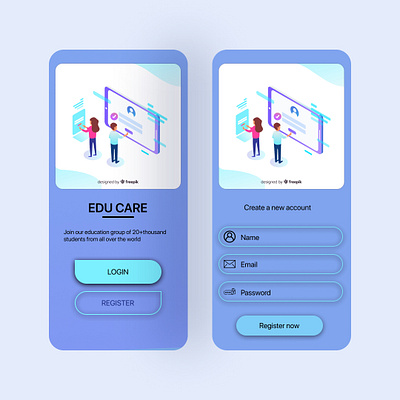 Welcome and Create a new account screens design design challenge figma ios app design mobileapp mobileappdesign ui ux uxdesign uxuidesign