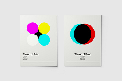 The Art of Print abstract contemporary design illustration minimalism poster poster art