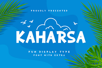 Kaharsa brand branding design font font design kaharsa logo rantautype type