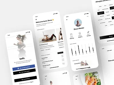 Health and Fitness App Design activity activity tracking app app design concept design fitness app health app interface ios ios app mobile mobile app design shakuro training ui ux workout