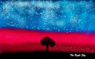 Night Sky art design illustraion illustration art wallpaper wallpaper design