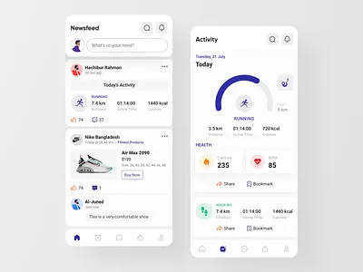 Fitbook app design best dribbble shot community ecommerce fitness app health app healthcare medical app medical care mobile social app ui ux