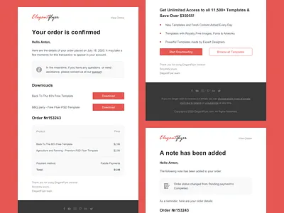 WooCommerce Email Redesign app email design email marketing email receipt email template invoice design newsletter woocommerce