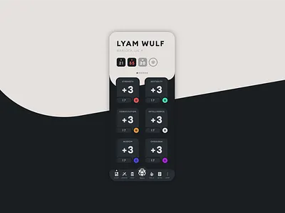D20 App - Now with a Menu bar app black design logo ui vector