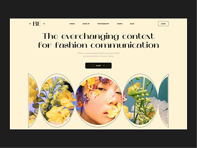 Fashion Website 🟡 branding design fashion graphic design illustration landing style typography ui website