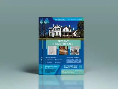 Flyer branding concept creative design flat flyer illustration illustrator vector web