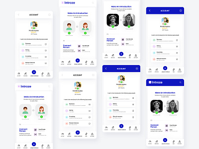 Introze Dribbble android app design app app design clean ui dating flirting interaction ios app design meeting app minimal mobile app trending ui ui design uidesigner uiux user experience user interface uxdesigner