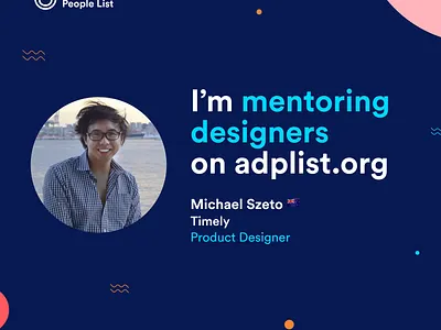 I joined the ADPLIST to mentor designers :D :D career growth graphic design icon design illustration interaction design mentoring product design sketch ui design ux ux design