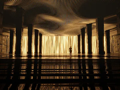 Interference 3d 3d visualization 3dart 3drender art blender blender 3d cgi cgi art concept art cycles render design digital art environment render rendering sci fi