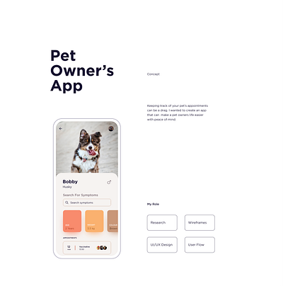 Pet owners App pet app uiux xd design