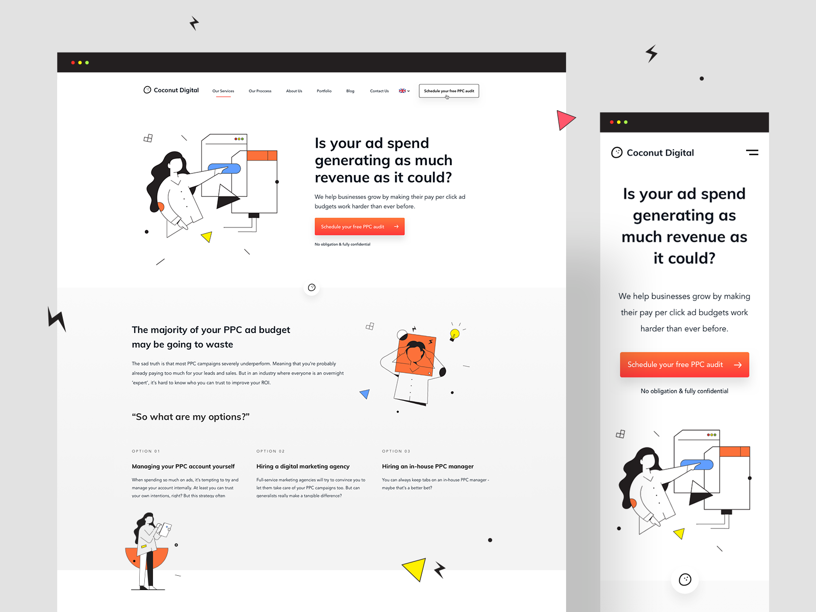Example of Landing Page Design
