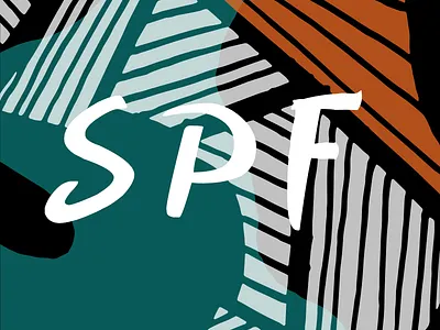 S P F app art branding design icon lettering logo minimal typography website