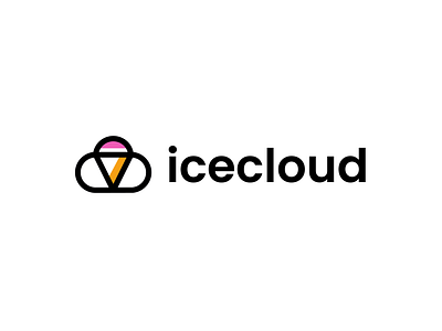 icecloud analyse brand cloud cold data ice icecream logo sky snow technology