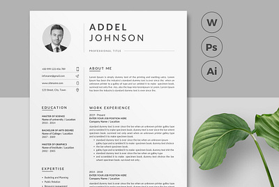 Resume Template / CV branding clean resume creative resume curriculum vitae cv cv design cv template job job resume jobs minimal minimal design minimal resume modern modern resume professional resume resume design resume template template