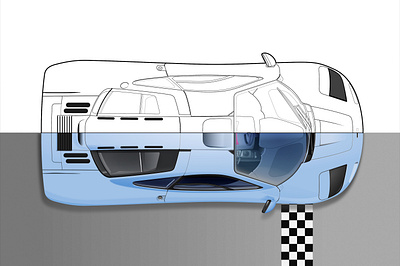 The Art of Wheels: McLaren F1 White illustration realism vector vector art vector illustration vectorart