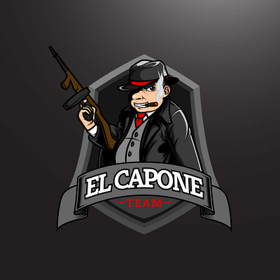 El Capone adobe character design graphic design illustration illustrator logo mascot mascot character mascot design vector