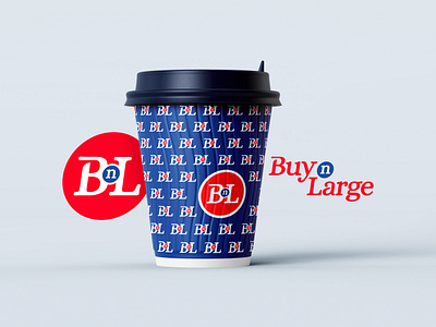 BnL rebranding bnl branding buy and large buy n large design disney logo movie pixar rebranding wall e walle