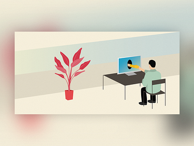 Post-COVID Office covid covid 19 covid19 digital illustration editorial art editorial illustration flat flat illustration illustration illustration art illustrator minimal minimal illustration minimalism office pandemia pandemic vector vector art vector illustration