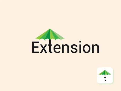 Extension Logo mark branding - logo folio 2020 3d adobe app arrow branding clean crative logo creative design flat graphic design icon illustrators logos mimimal mordan logo professional logo vector