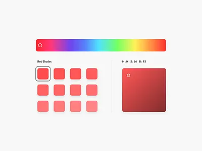 Daily UI Challenge : 060 Color Picker adobexd color picker dailyui ui