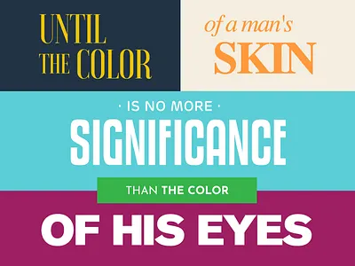 Type & Color Inspiration colors design typography vector