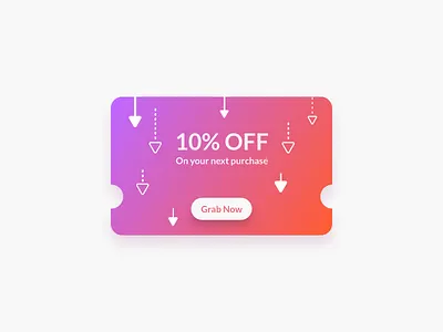 Daily UI Challenge : 061 Redeem Coupon adobexd dailyui redeem coupon ui