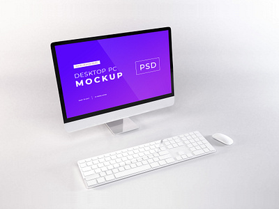 iMac Mockup Vol 5 (Freebie) blank computer design desktop digital display free freebie imac mockup modern monitor pc screen technology template ui ux web website