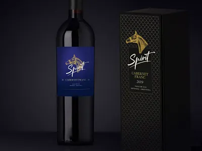 Spirit | Cabernet Franc argentina branding design label design packaging wine
