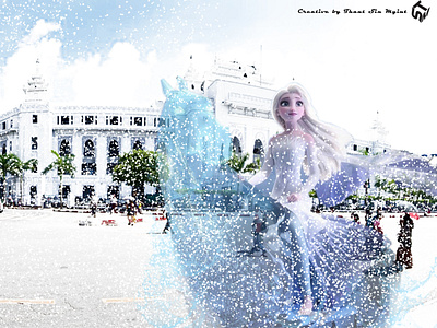 #FROZEN_ELSA_IN_YANGON