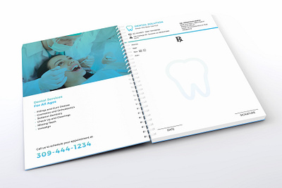 Dental Prescription Pad Book & Envelope business clinic dental dental care dental doctor dentist doctor envelope pad prescription
